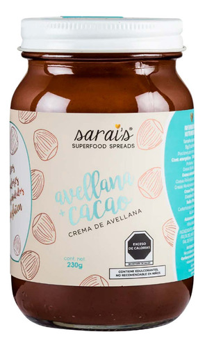 Crema Sarais Avellana Cacao 230g