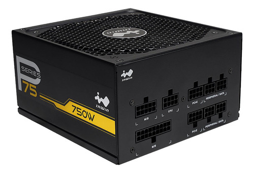 Fuente De Alimentación Inwin P75 750w Atx Negra 80 Plus Negro