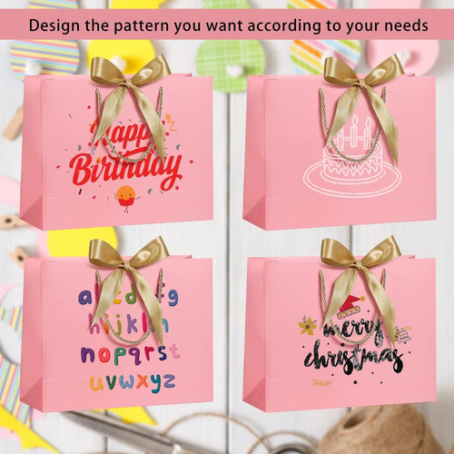 20 Bolsas De Portátiles Ecológicas Color Rosa