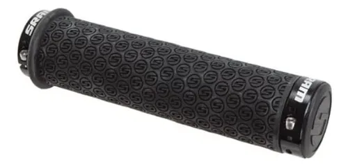 Sram Agarres Dh De Silicona Con Bloqueo, Color Negro Con Abrazaderas Dobles Y Tapones De Extremo
