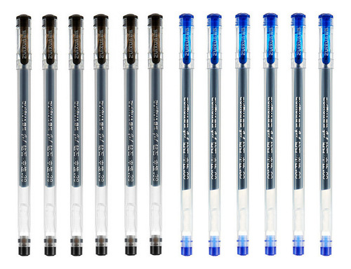 Lapiceros Gel Boligrafo Escolar Papeleria Oficina Multicolor Multicolor2 Azul/negro
