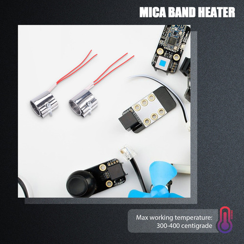 Jj Aquecedor De Banda De Mica 2 Unidades/lote, 35x45 Mm,