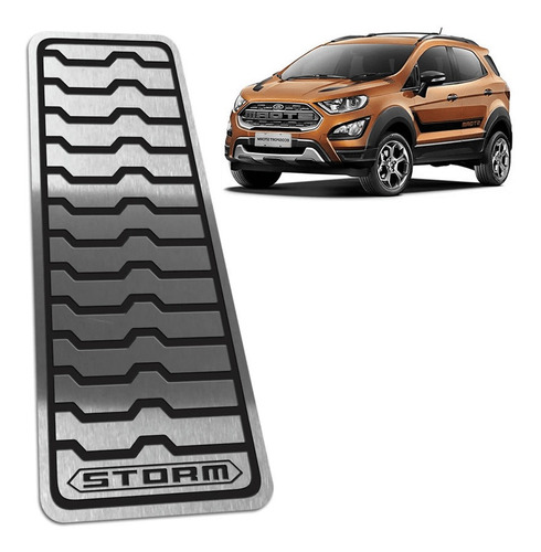 Descanso De Pé Ecosport Storm 13/.. - Aço Inox Autocolante