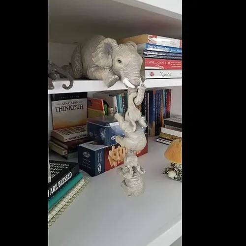 Colección De Decoración Del Hogar Escultura De Elefante De R