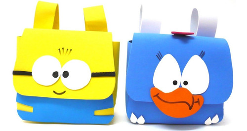 Imagem 2 de 6 de 10 Sacolinha Festa Surpresa Lembrancinha Eva Minions Galinha
