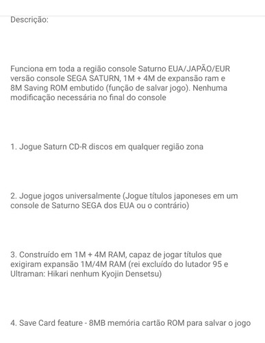Fenrir Duo Saturn Ode + Pseudo Kai + 2 Controles E Cartão Sd