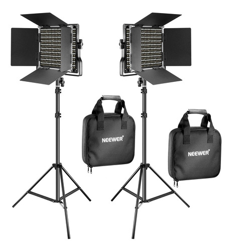 Neewer Bi-color Video Led 2-light Kit With Stands