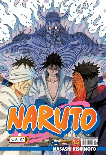 Naruto ed. 51, de Kishimoto, Masashi. Editora Panini Brasil LTDA, capa mole em português, 2005