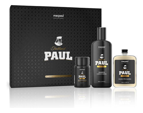 Kit Elegant Loção Texturizador Shampoo Traditional Paul