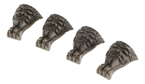 Paquete 4pcs Bestia Mini Muebles Armario Pata Pierna Caja De