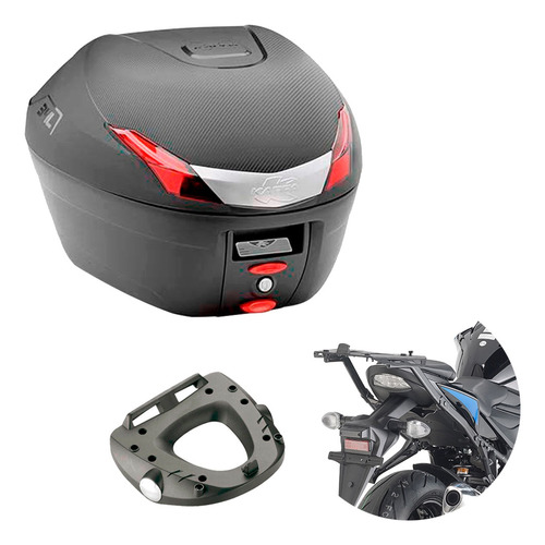 Baul Trasero 34 L Con Soporte Suzuki Gsx S 750 2017 A 2021