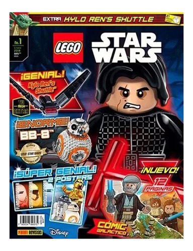 Lego Revista N°1, Star Wars Kilo Ren S Shuttle Ene-2018 (Usado)