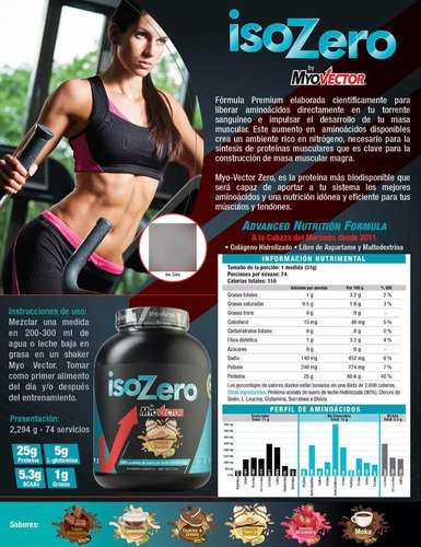 Proteína Myo Vector Iso Zero 5 Lbs 74 Serv