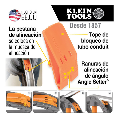 Doblador Conduit Hierro Angle Setter 1'' 51605 Klein Tools
