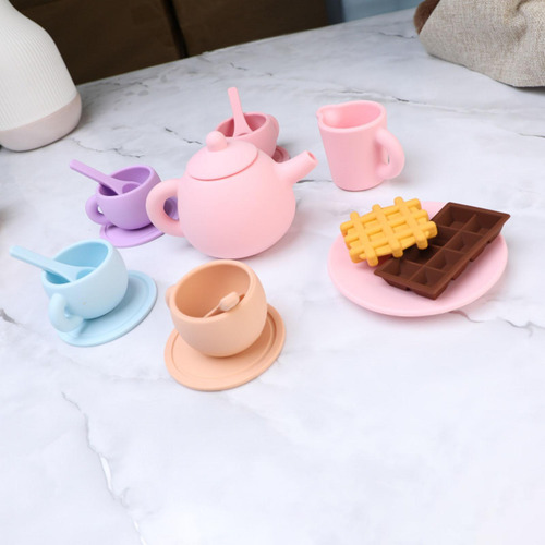 Juego De Té De Para Niñas Pequeñas, Con Tetera, Tazas De