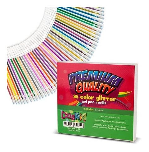R Boligrafo Gel Purpurina 96 Neon Fluorescente Tinta