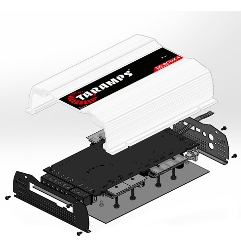 Modulo Taramps Ds 800x4 2 Ohms 800w Substituto Ts 800x4