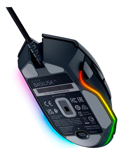 Mouse Gamer Razer Basilisk V3 Rgb 10 Botones 26k Dpi Usb