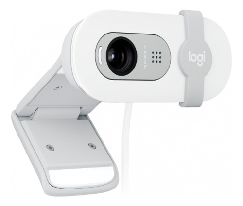 Logitech Webcam Brio 100, 2m 1920x1080 Pixeles Usb-a Blanco