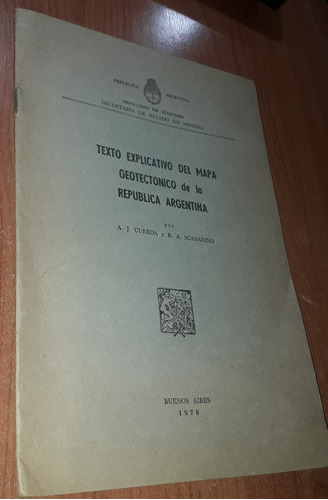 Texto Explicativo Del Mapa Geotectonico De La Republica Arge