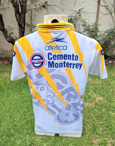 Jersey Tigres Uanl Retro Gris Visita 1997
