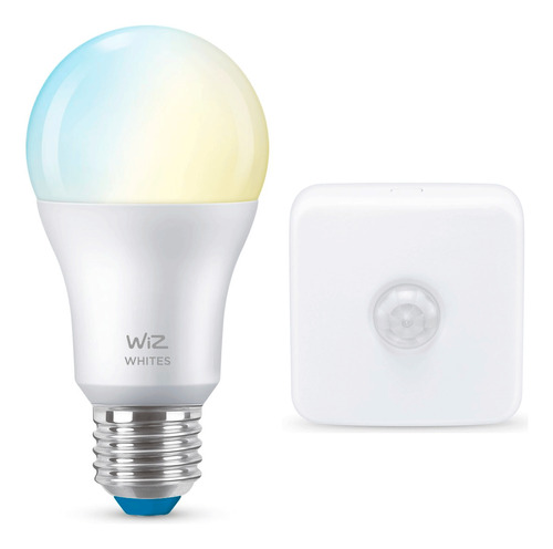 Lampara Led Wifi Luz Blanca 9w Wiz + Sensor Movimiento