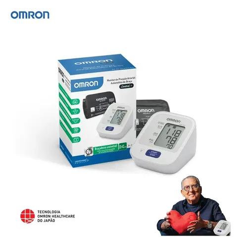 Omron HEM-7122 Medidor De Pressão Digital Pilha AA