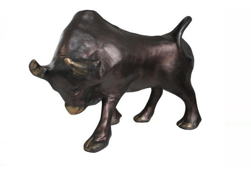 Estatua Decorativa De Toro Wall Street