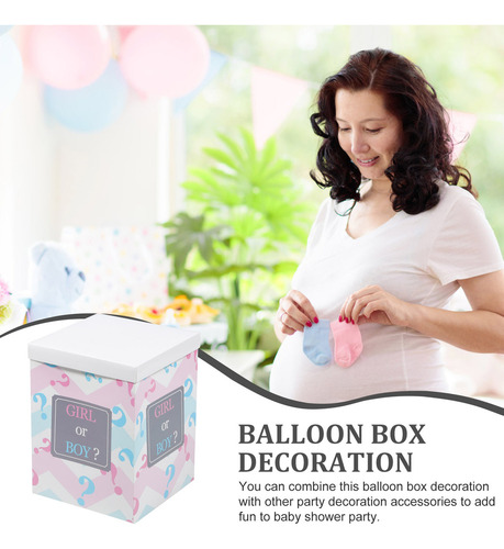 Xiaery Caja Flash Con Decoración Reveladora De Género For