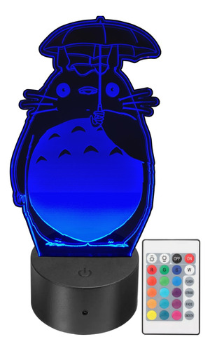 Lámpara Led Decorativa Mi Vecino Totoro Rgb Personalizada