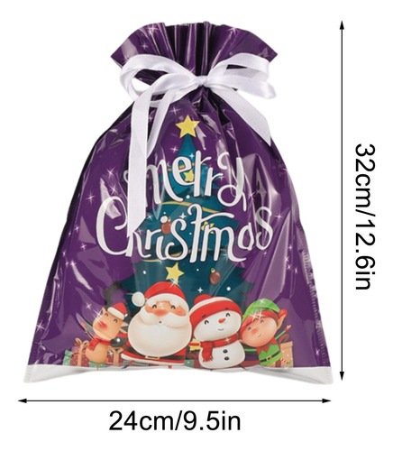 Bolsas De Regalo Con Cordones Navideños M 2024 New Christ 80