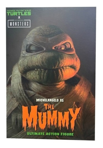 Figura Monsters X Teenage Mutant Michelangelo As The Mummy 