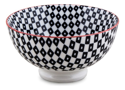 Compotera Bowl Chico De Porcelana Estampada