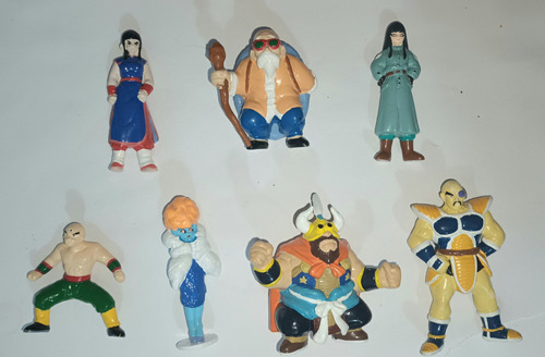 Dragonball Sobre Plateado Miniaturas Muñecos Precio X 3