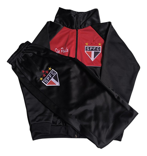 Agasalho Do São Paulo Infantil Preto 12