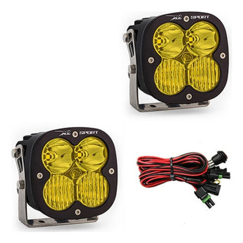 Faros Niebla Baja Desings Xl Sport Ambar Amarillo Para Polvo