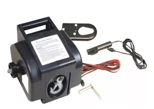 Malacate Electrico 2000lbs-(907kg) 12v C/con Remoto-portatil