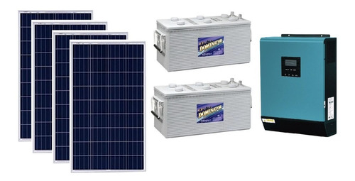 Kit Solar Off Grid De 4.620 Wh/d. Viviendas Y Casas Rurales.