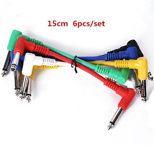 Imagen 1 de 3 de Cable 15cm Paraconectar Pedales De Efecto Guitarra Eléctrica