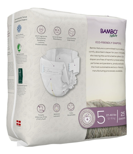 Pañales Bambo Nature Dream 150pz Talla 5 Género Sin género