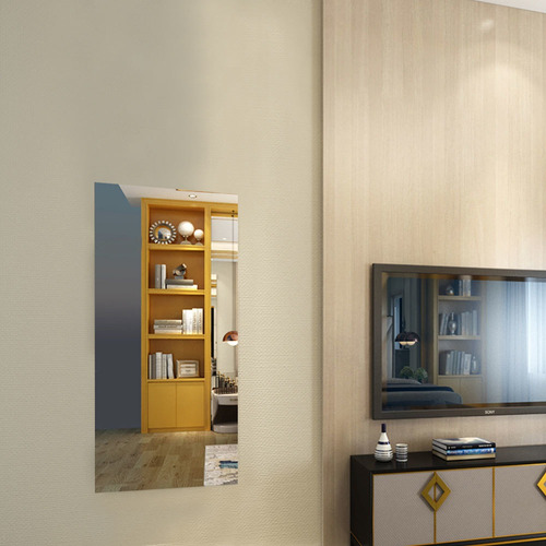 Adhesivo De Pared Autoadhesivo Con Forma De Espejo En Forma