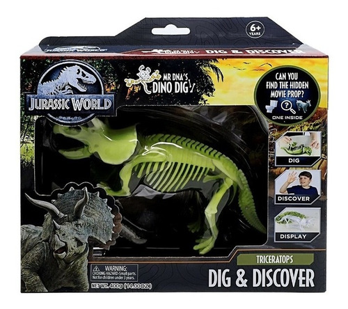 Jurassic World Dig & Discover Triceratops 25 Cm