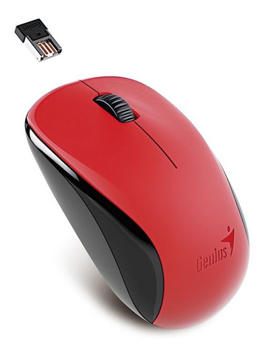 Mouse Genius Nx-7000 Inalambrico Rojo