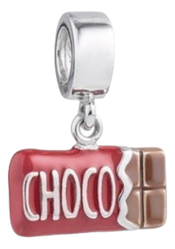 Charm Chocolate Choco De Plata S925