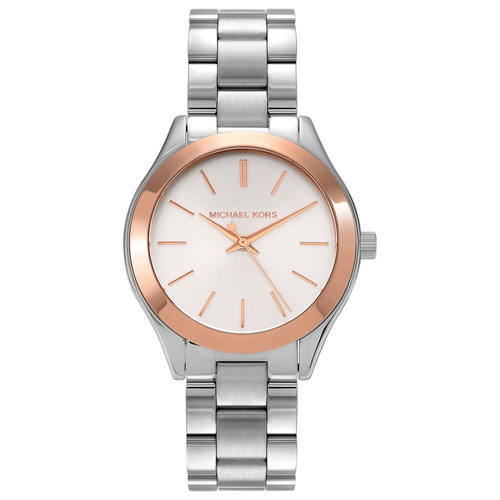 Reloj Michael Kors Mini Slim Runway Mk3514 Plateado Dama