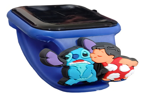 Relógio Digital Infantil Lilo & Stitch Resistente À Água-az