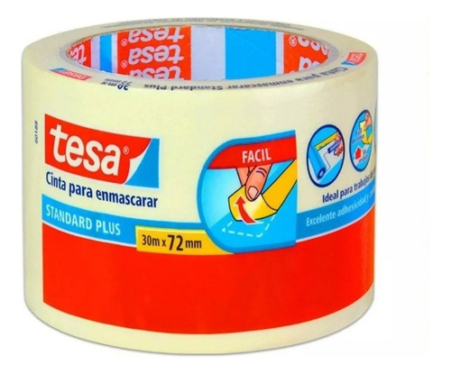 Cinta De Enmascarar Masking Tape 30mt X 72mm Tesa