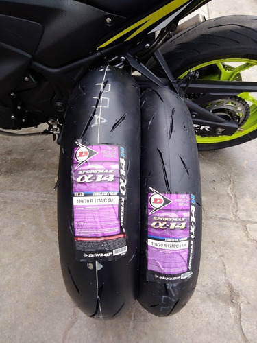 Llantas Llanta Moto 120/70 R17 Dunlop Originales Alpha 14