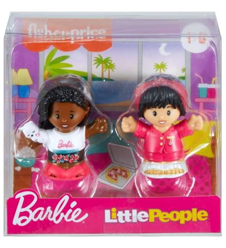 Barbie Little People Pack De Figuras Para La Pijamada