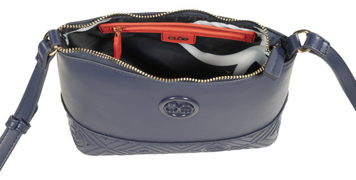 Bolsa Crossbody Cloe Para Mujer Mediana Atemporal Color Azul marino